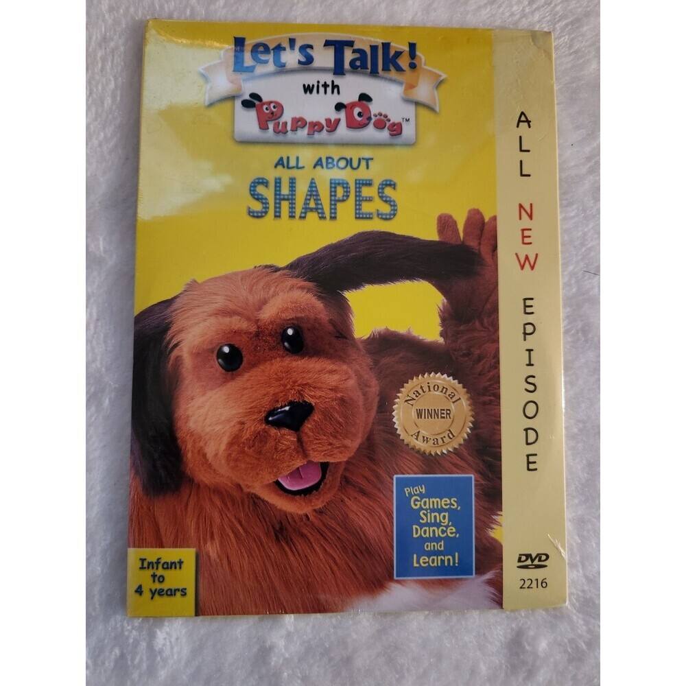 Lets Talk with Puppy Dog - All About Shapes DVD